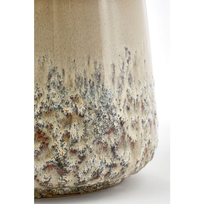 Mica Mylo Ceramic Round Pot Beige 19cm - Image 3