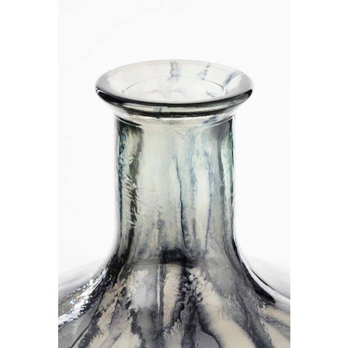 Mica Palermo Recycled Glass Vase Black 46cm - Image 2