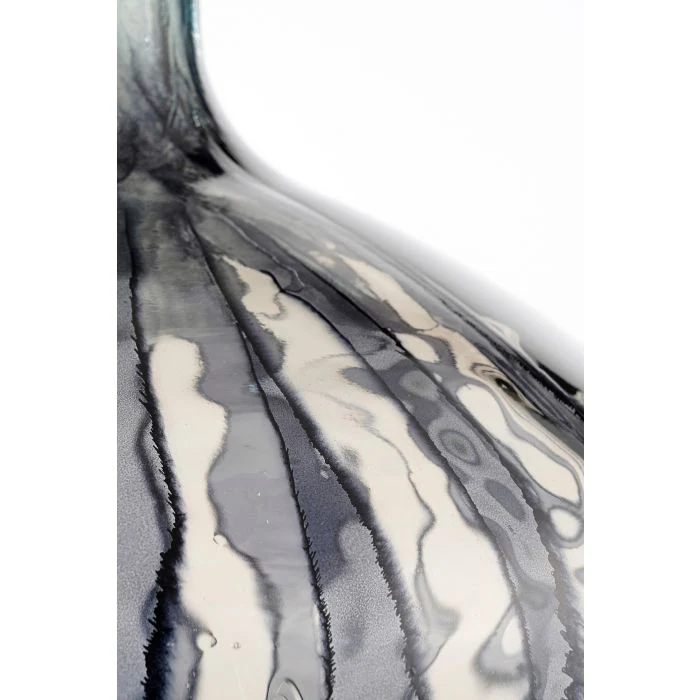 Mica Palermo Recycled Glass Vase Black 46cm - Image 3
