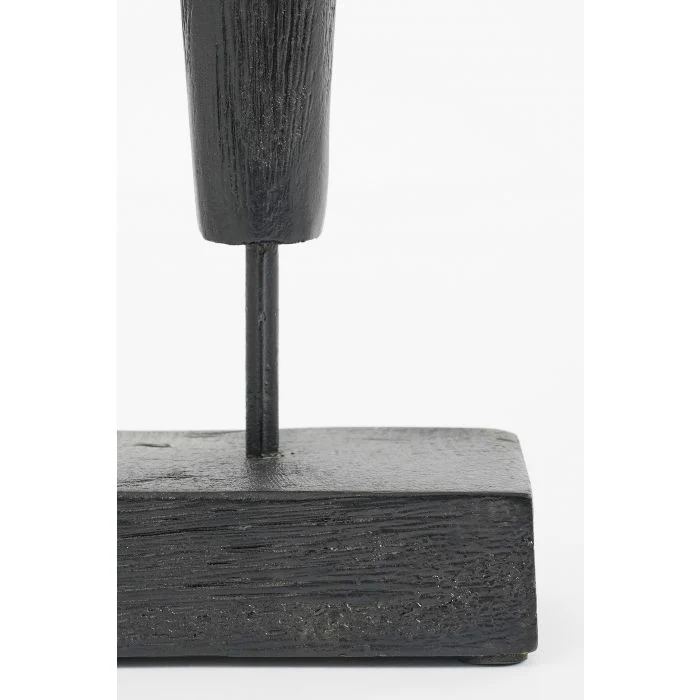 Mica Penang Mango Wood Silhouette Decoration Black 53cm - Image 4