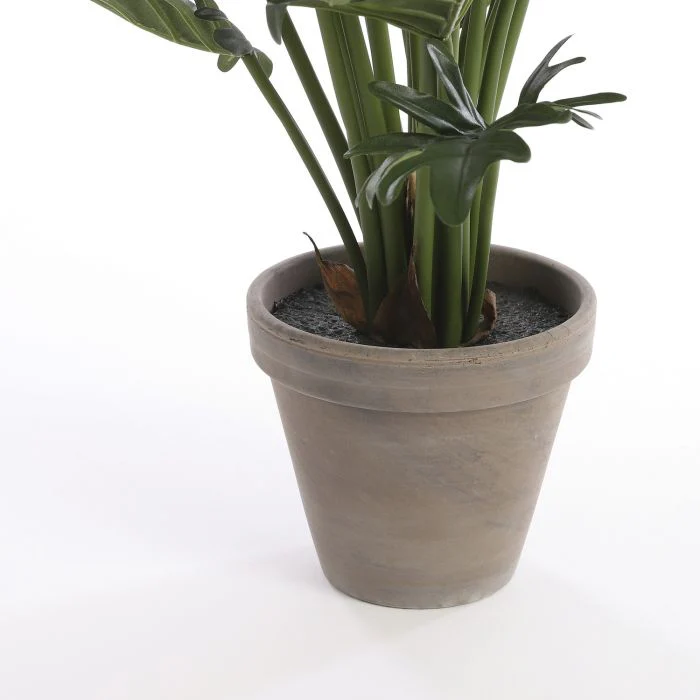 Mica Artificial Potted Philodendron Selloum 50cm - Image 3