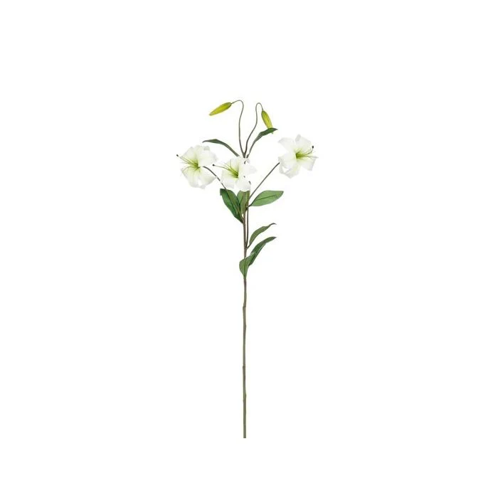 Mica Artificial Tigerlily Stem Cream 106cm