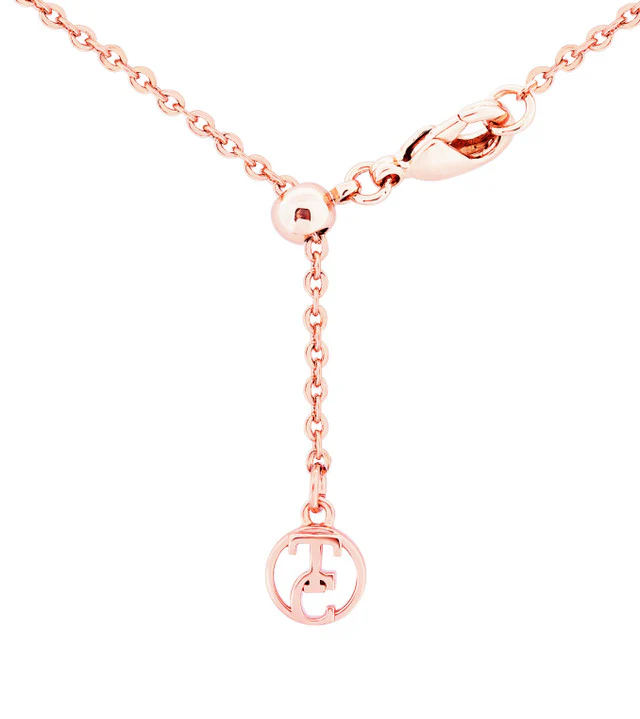 Tipperary Mother Of Pearl Full Moon Pendant - Rose Gold - Image 2