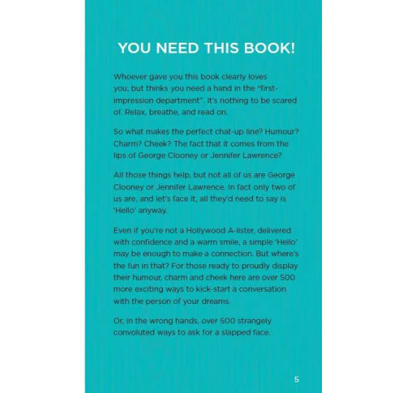 One Liners Cheesy Chat Up Lines Book - Image 2