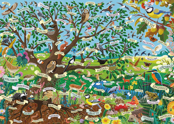 Otter House Jigsaw 1000 Piece - Wildlife Tree - Image 2