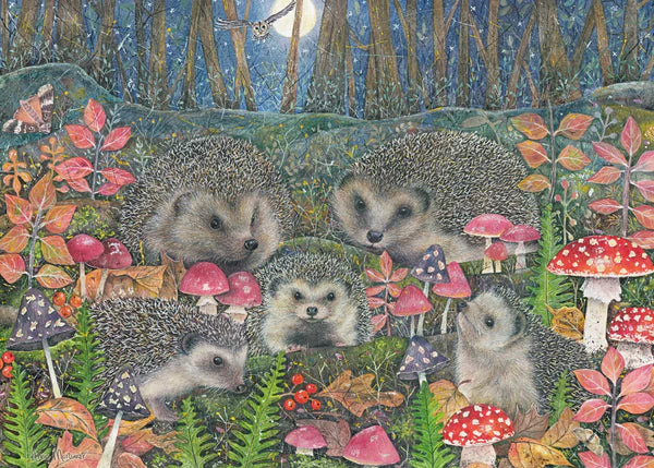 Otter House Jigsaw 1000 Piece - Woodland Hedgehogs - Image 2
