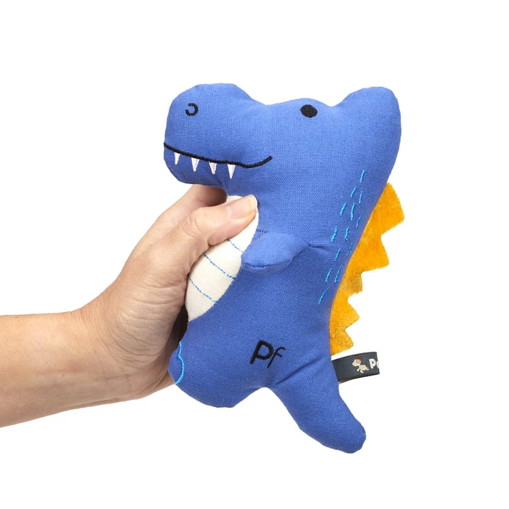 Petface Buddies Canvas Dinosaur Plush Dog Toy - Image 2