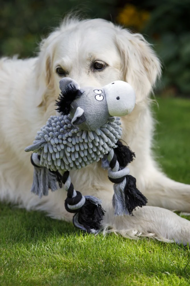 Petface Buddies Noodle Donkey Plush Dog Toy - Image 2