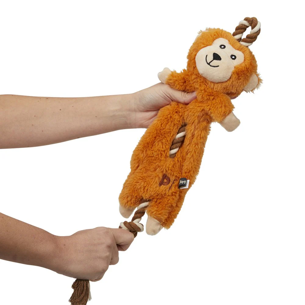 Petface Buddies Rope Monkey Plush Dog Toy - Image 2