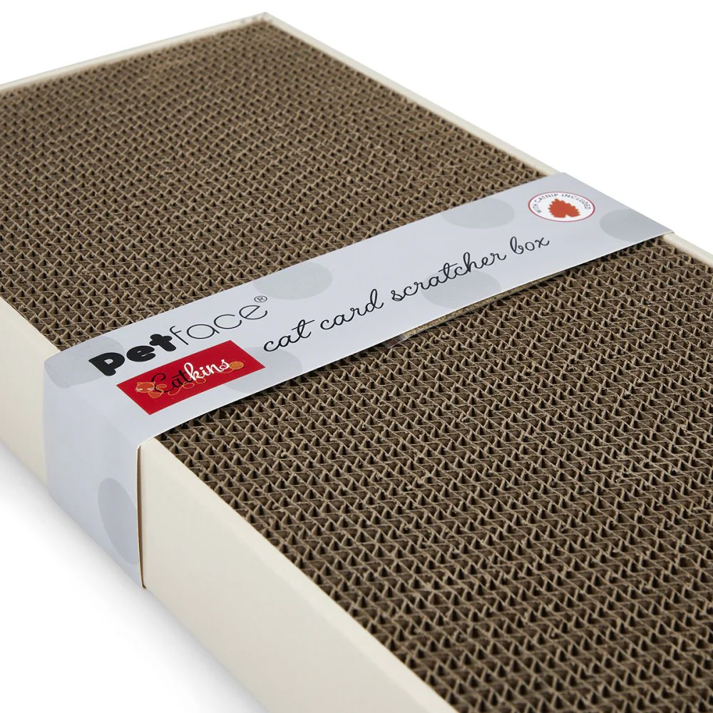 Petface Catkins Cat Card Scratcher Box - Image 2