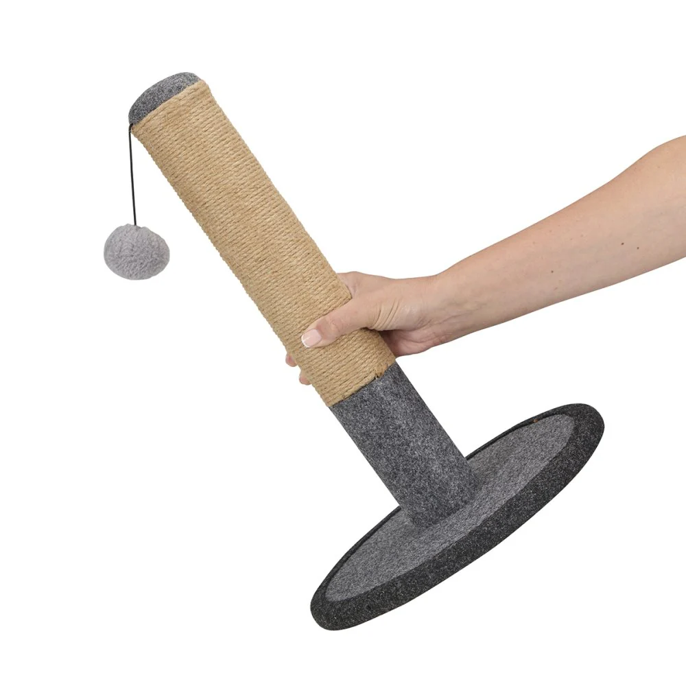 Petface Catkins Cat Scratch Post Grey Small - Image 2