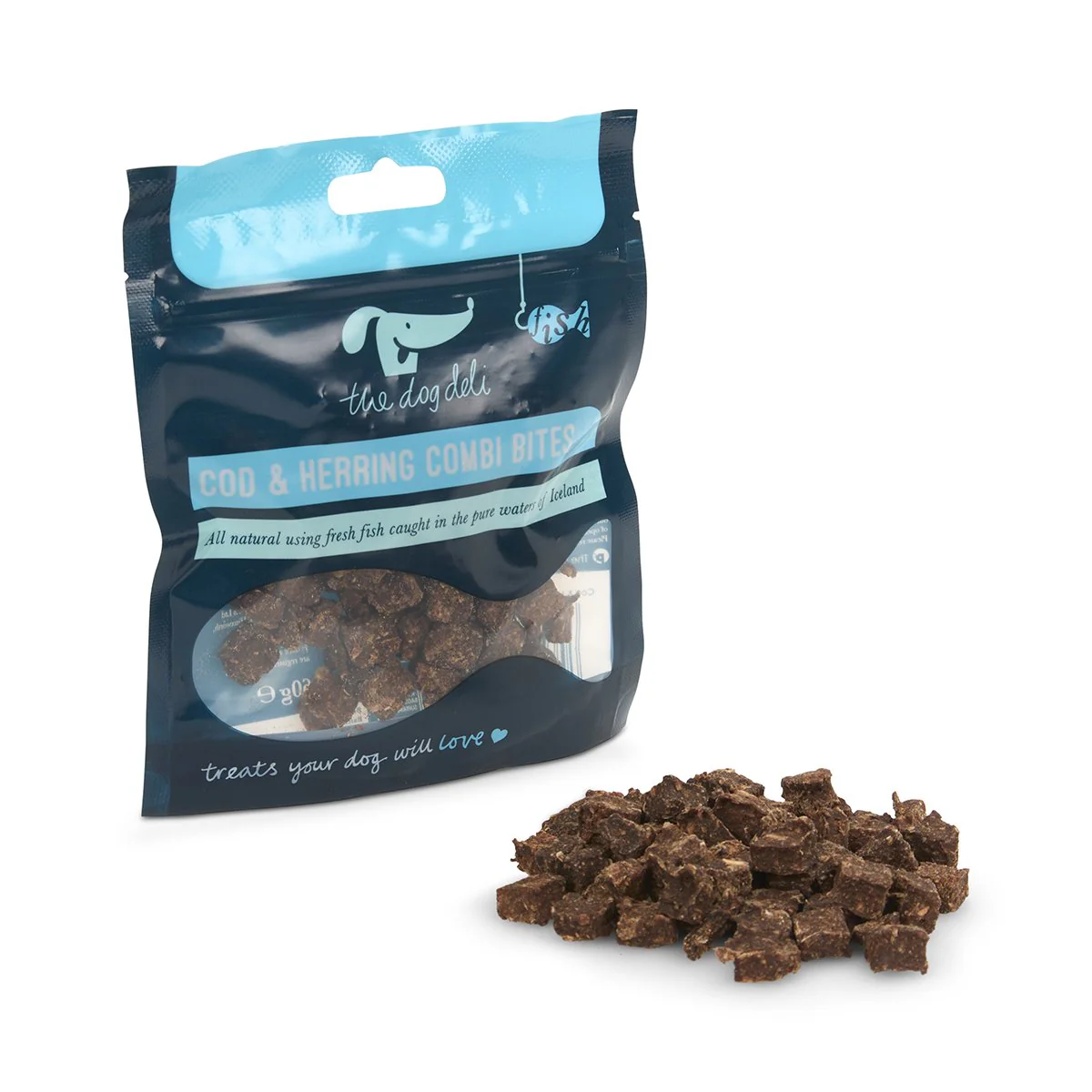 Petface Dog Deli Cod & Herring Combi Bites Dog Treats 60g - Image 2