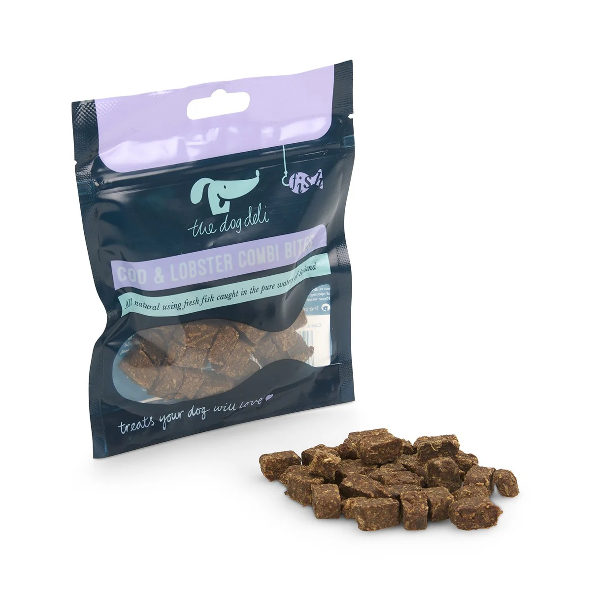 Petface Dog Deli Cod & Lobster Combi Bites Dog Treats 60g - Image 2