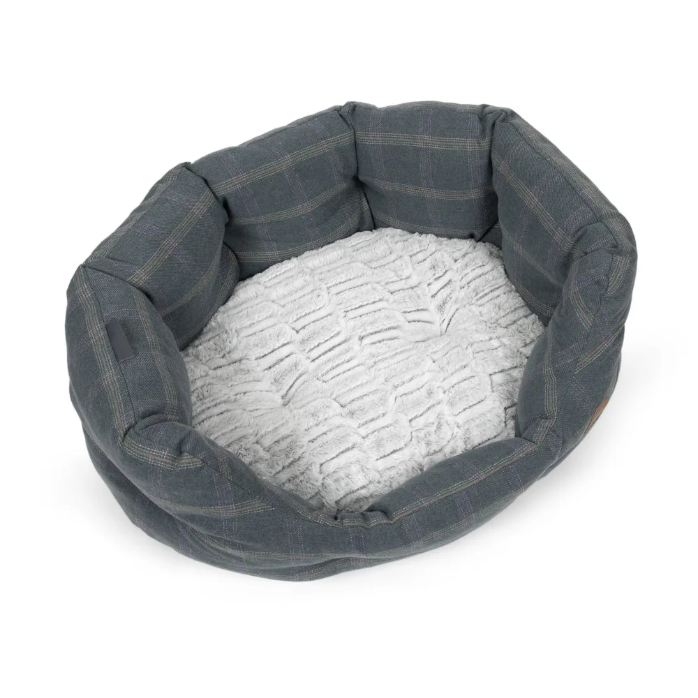 Petface Heather Tweed Oval Pet Bed - Image 3