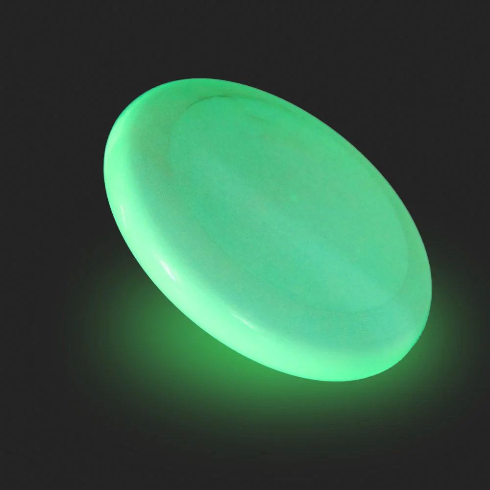 Petface Outdoor Paws Glow In The Dark Frisbee Dog Toy 23.5cm - Image 2