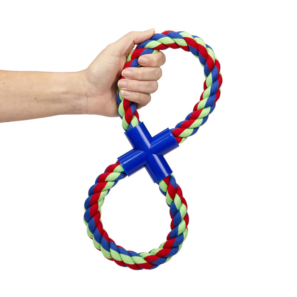 Petface Toyz Figure Of 8 Rope Dog Toy - Image 2