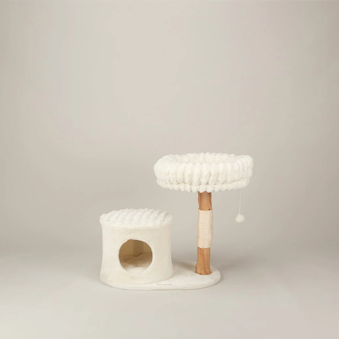 Scruffs Himalayas Cat Scratching Tree Cream - Image 2