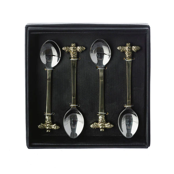 Selbrae House Gold Bee Spoons - Set of 4 - Image 2