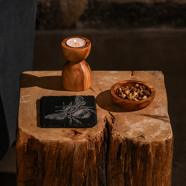Selbrae House Bee Single Slate Coaster - Image 2