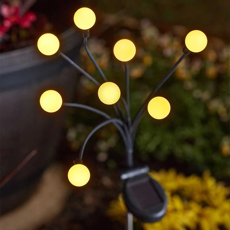 Smart Garden 8-Stem GloGlobes Warm White Stake Light - Image 2