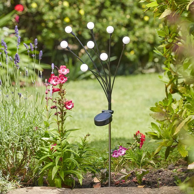 Smart Garden 8-Stem GloGlobes Warm White Stake Light - Image 3