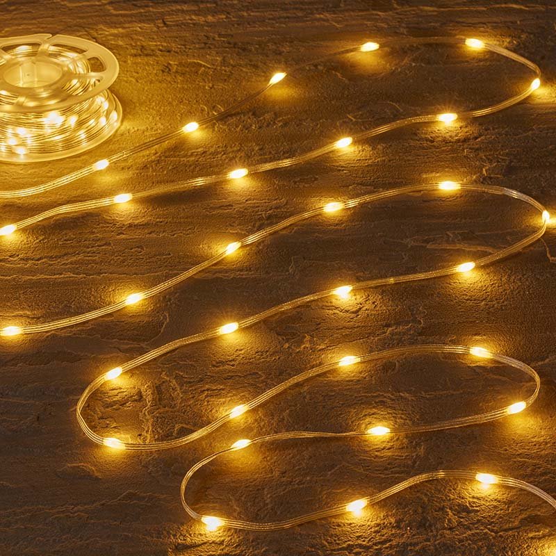Smart Garden TwoTone Rechargeable String Lights - 100 LEDs - Warm/Cool - Image 2