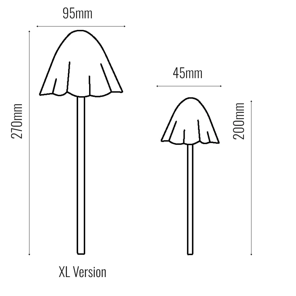 Solar Centre Forest XL Solar Mushroom Lights - Set of 6 - Image 2