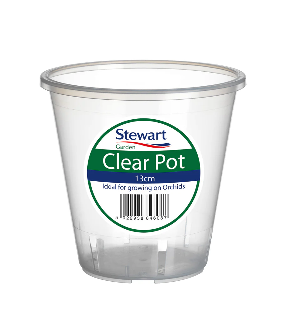 Stewart Plastics Clear Pot 11cm - Image 2