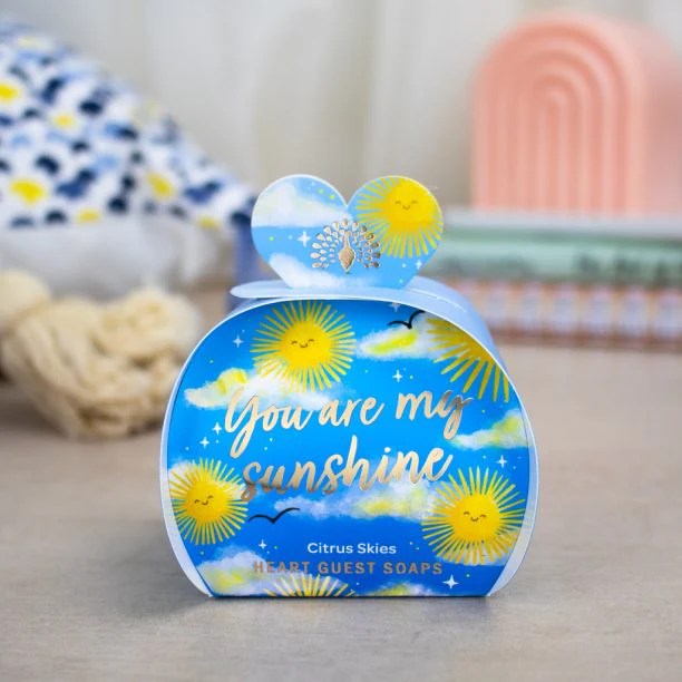 The English Soap Company Occasions You Are My Sunshine Heart Guest Soaps - Image 3
