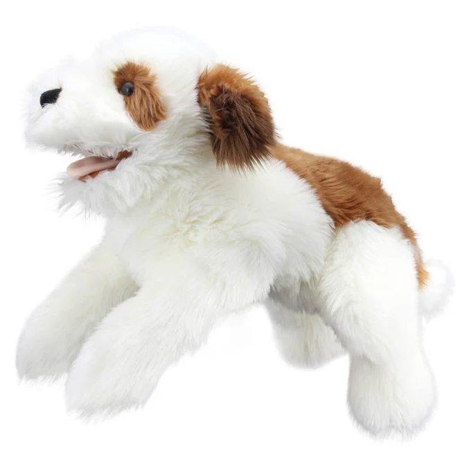 The Puppet Company Playful Puppies - Brown and White Puppy - Image 3