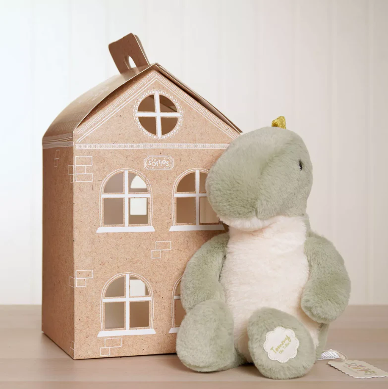 Softies Tommy The Plush Green Dinosaur 30cm - Image 3