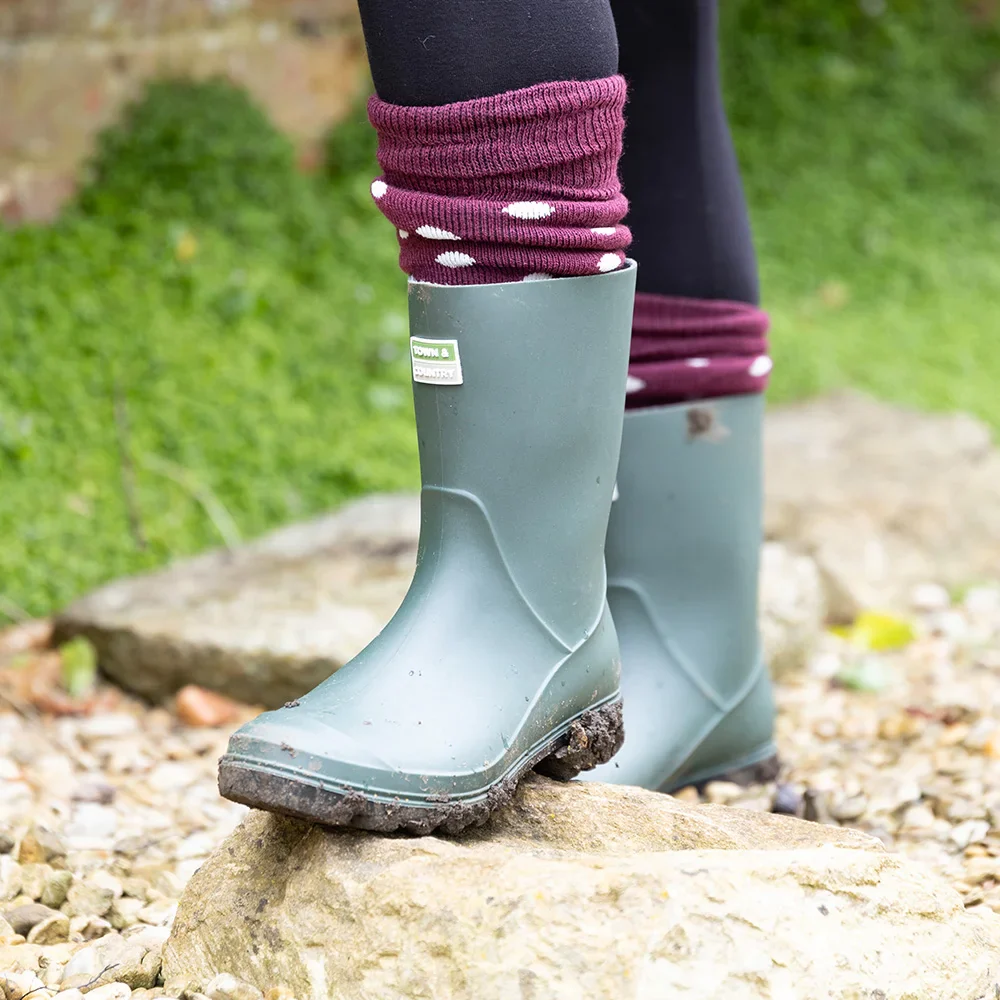 Town & Country ECO-Essential PVC Boots Half Length Green - Image 2
