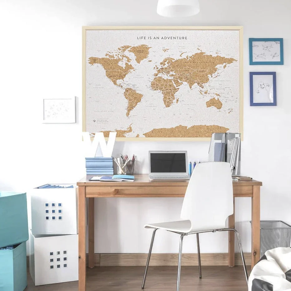 Splosh Travel Map World Large - White - Image 2