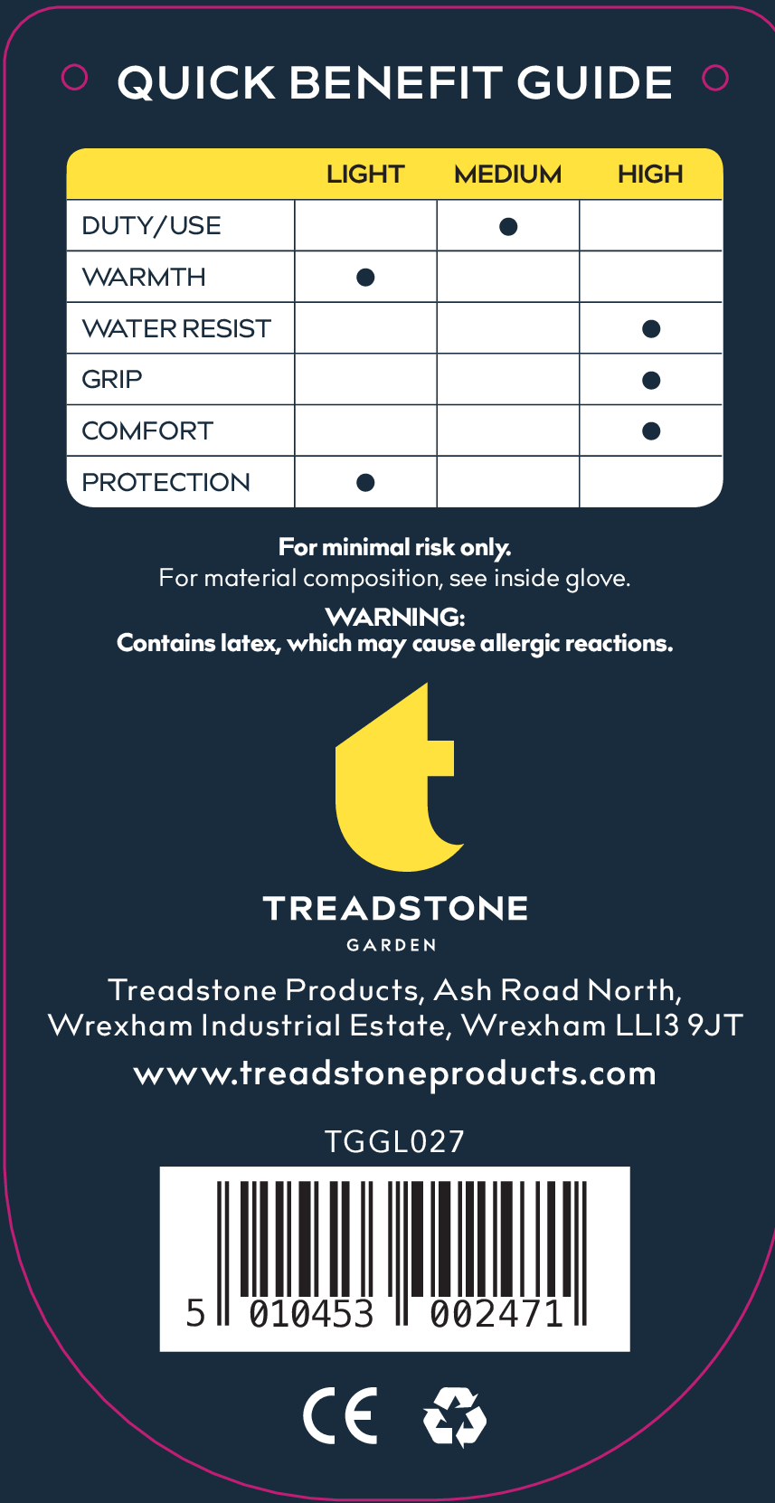Treadstone Watertight Gloves Mens - Image 2