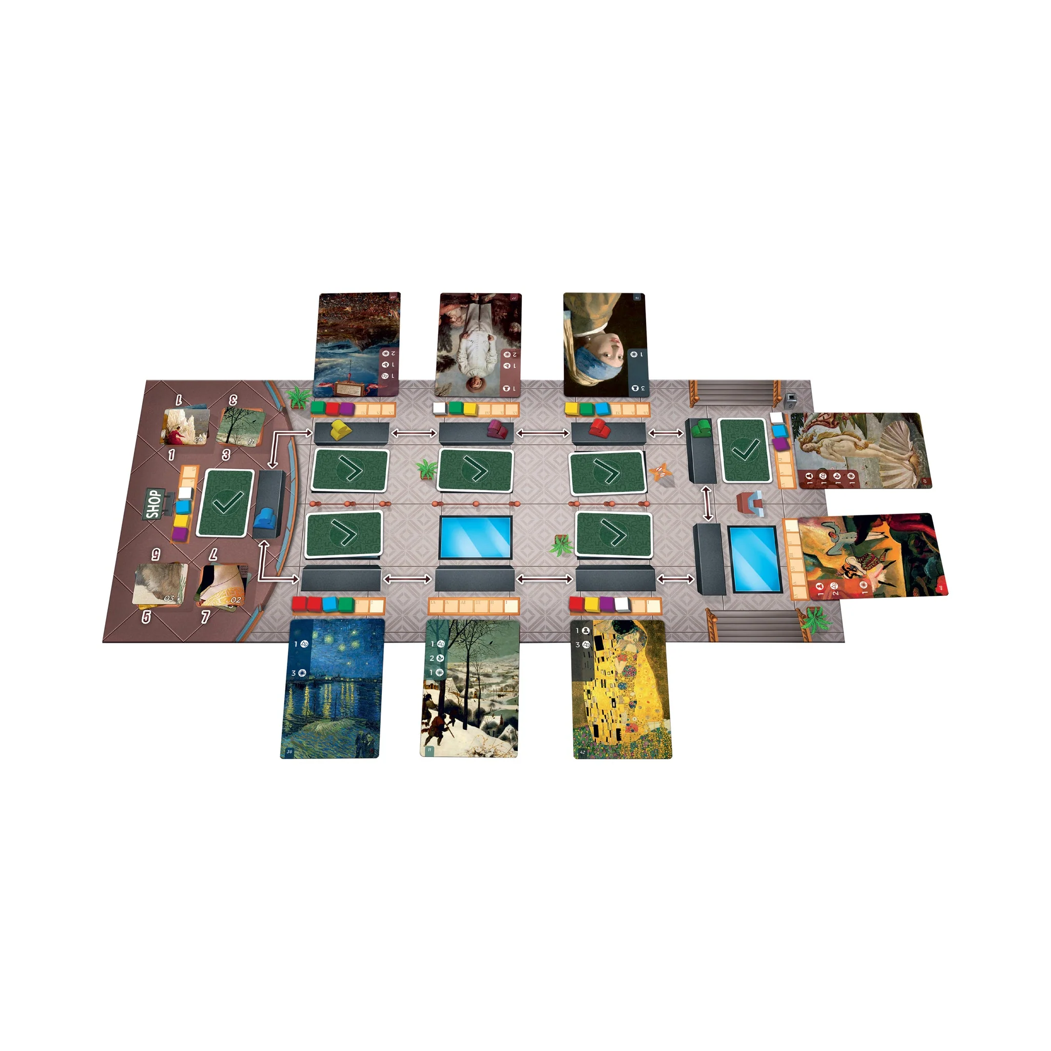 University Games Art Gallery Board Game - Image 2