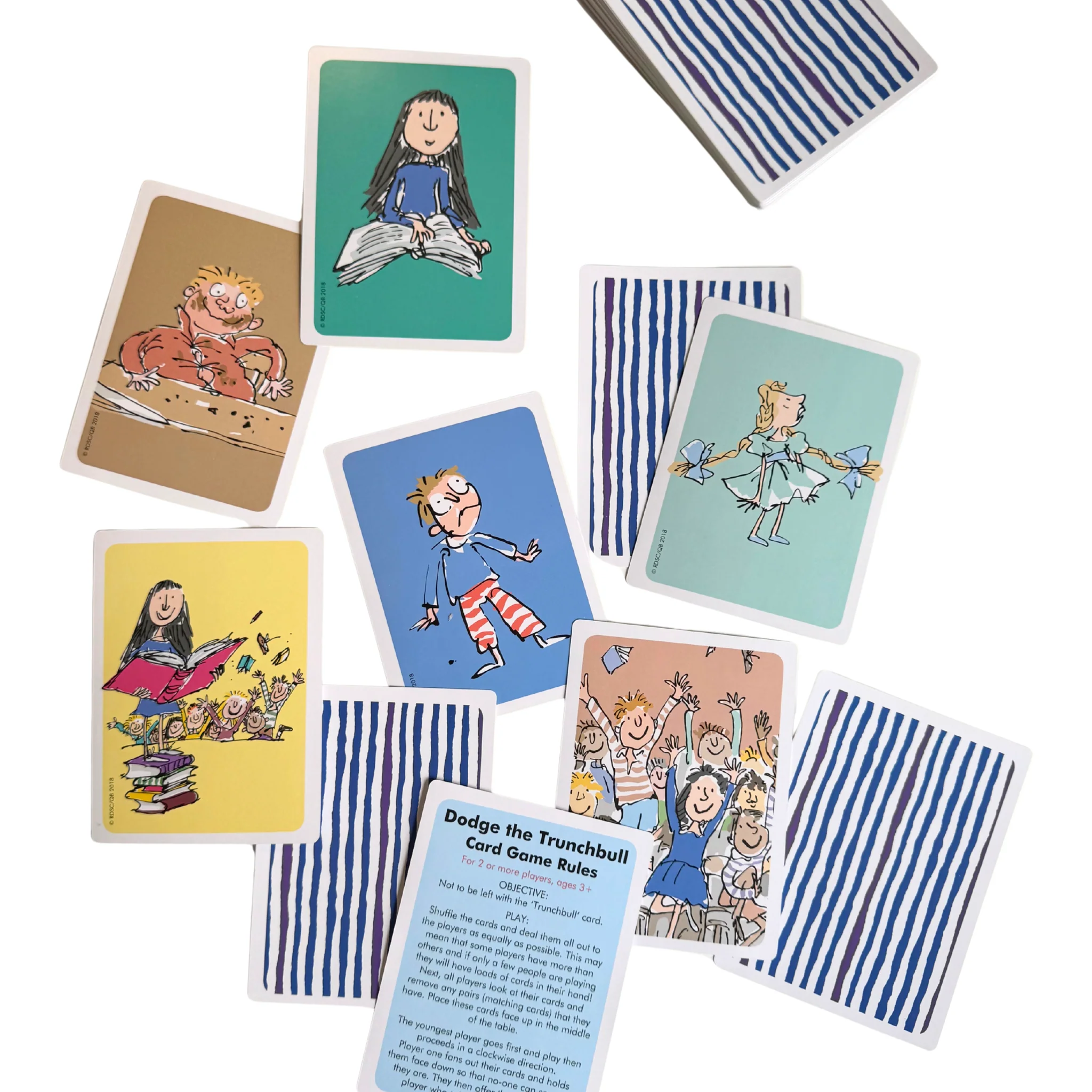 Roald Dahl Matilda Dodge the Trunchbull Card Game - Image 3