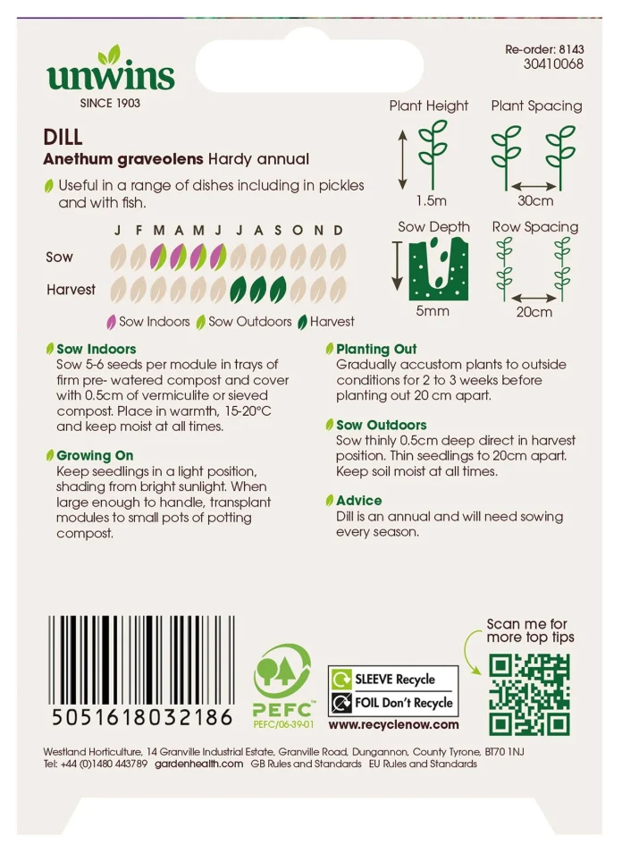 Unwins Dill Seeds - Image 2