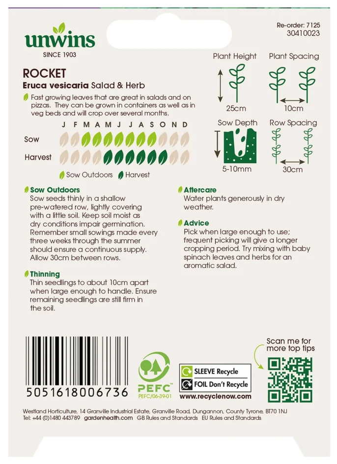 Unwins Rocket Seeds - Image 2