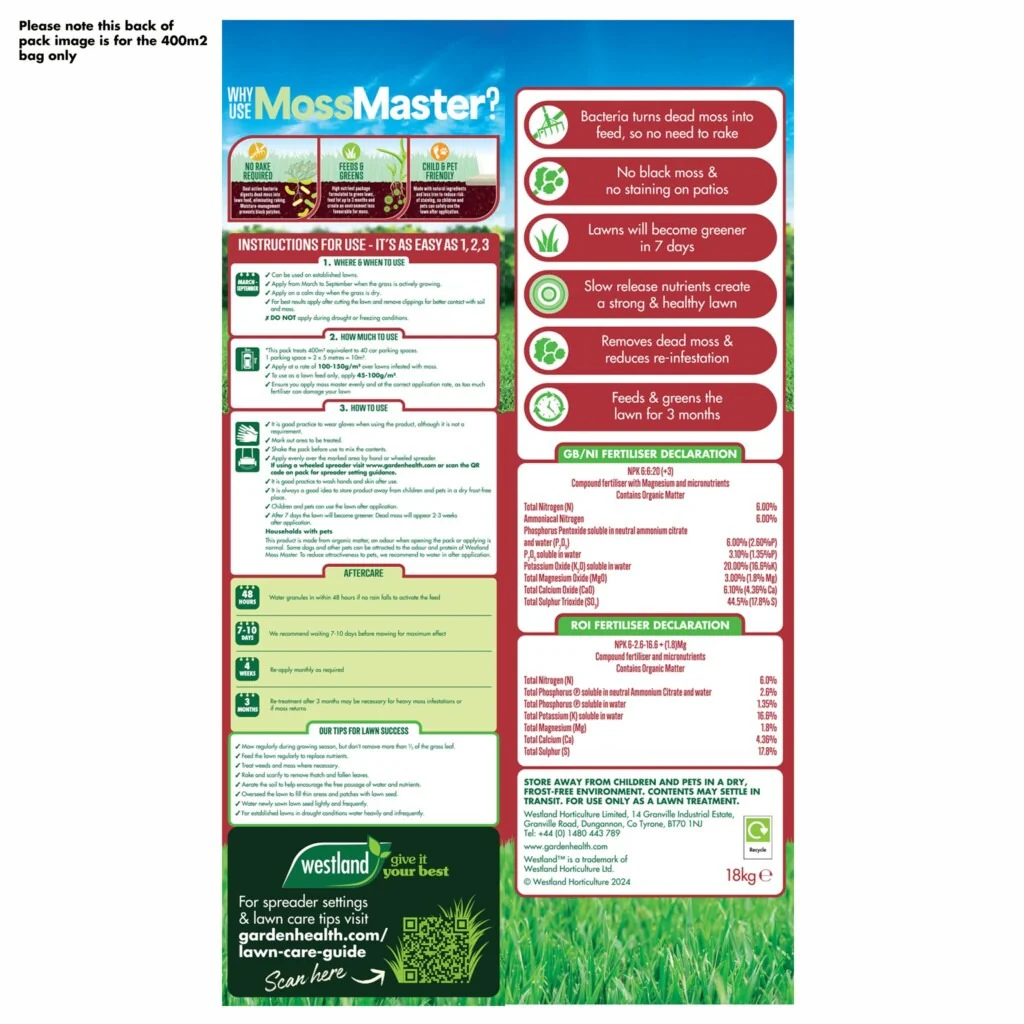 Westland Moss Master 80m2 Box - Image 2