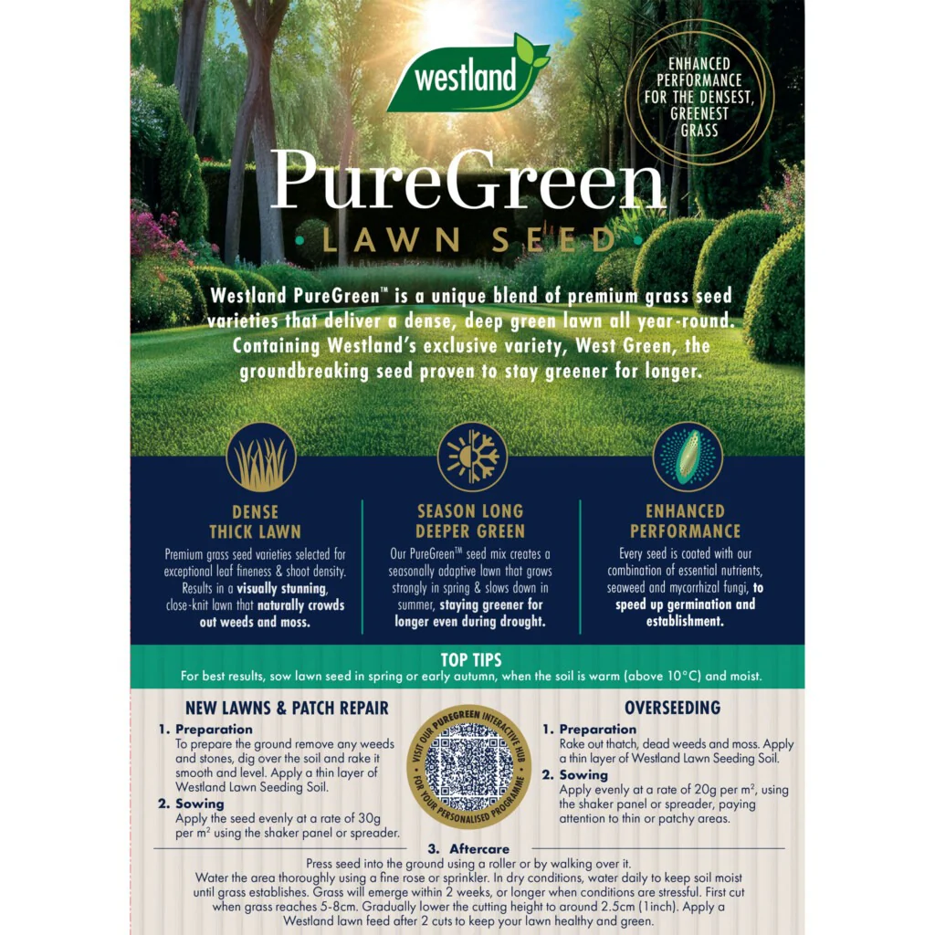 Westland PureGreen Lawn Seed 20m2 - Image 2