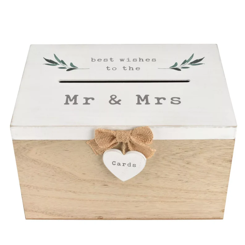 Widdop Love Story Card Box "Best Wishes To The Mr & Mrs" - Image 2