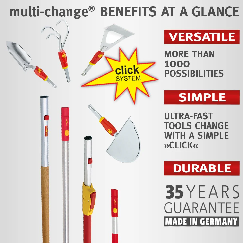 Wolf Garten Multi Change Wooden Handle - Image 2