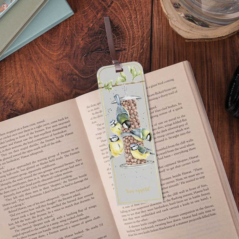 Wrendale 'Bon Appétit' Bluetit Bookmark - Image 2