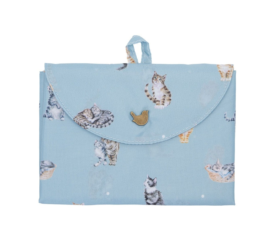 Wrendale 'Feline Friends' Cat Foldable Shopping Bag - Image 2