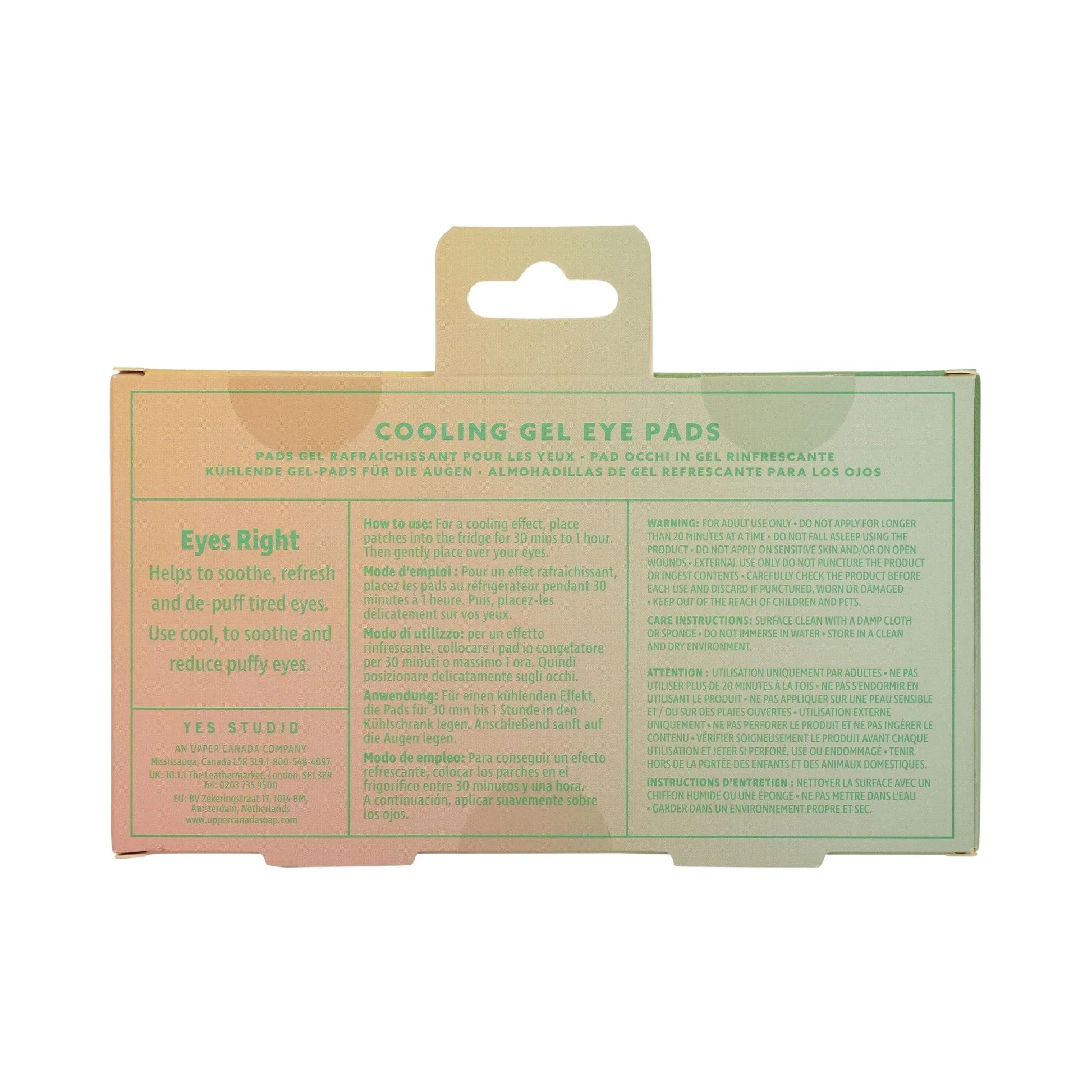 Yes Studio The Zest Life Cooling Gel Eye Pads - Image 3