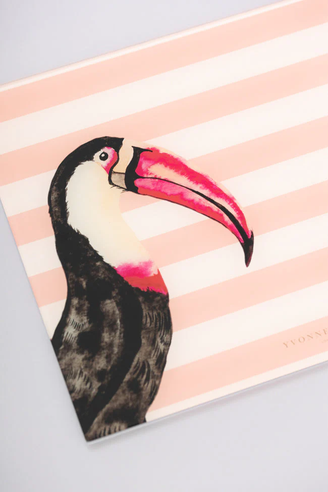 Yvonne Ellen Toucan Glass Worktop Saver - Image 3