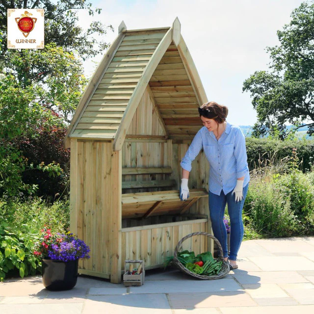 Zest Cheltenham Garden Arbour with Storage Box - Image 2