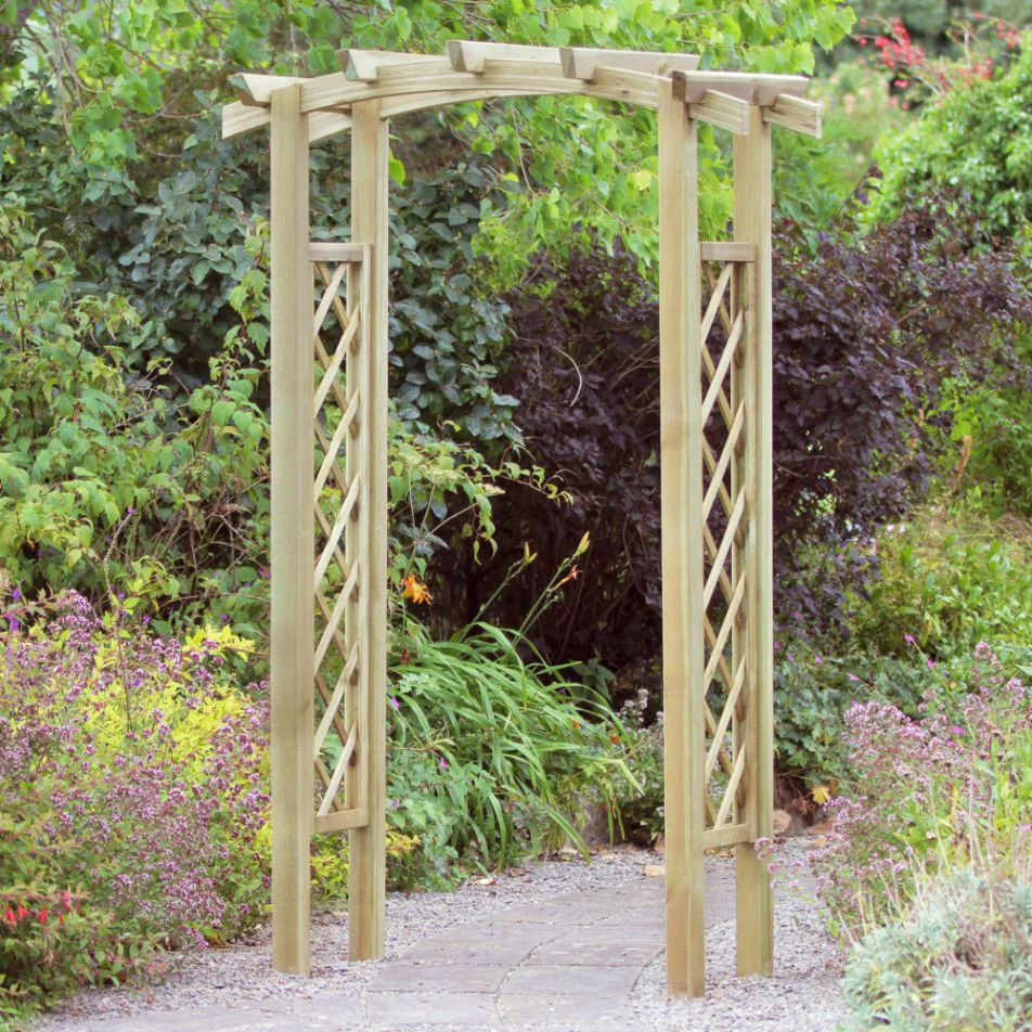 Zest Wooden Garden Arch | Starlight Arch - Image 3
